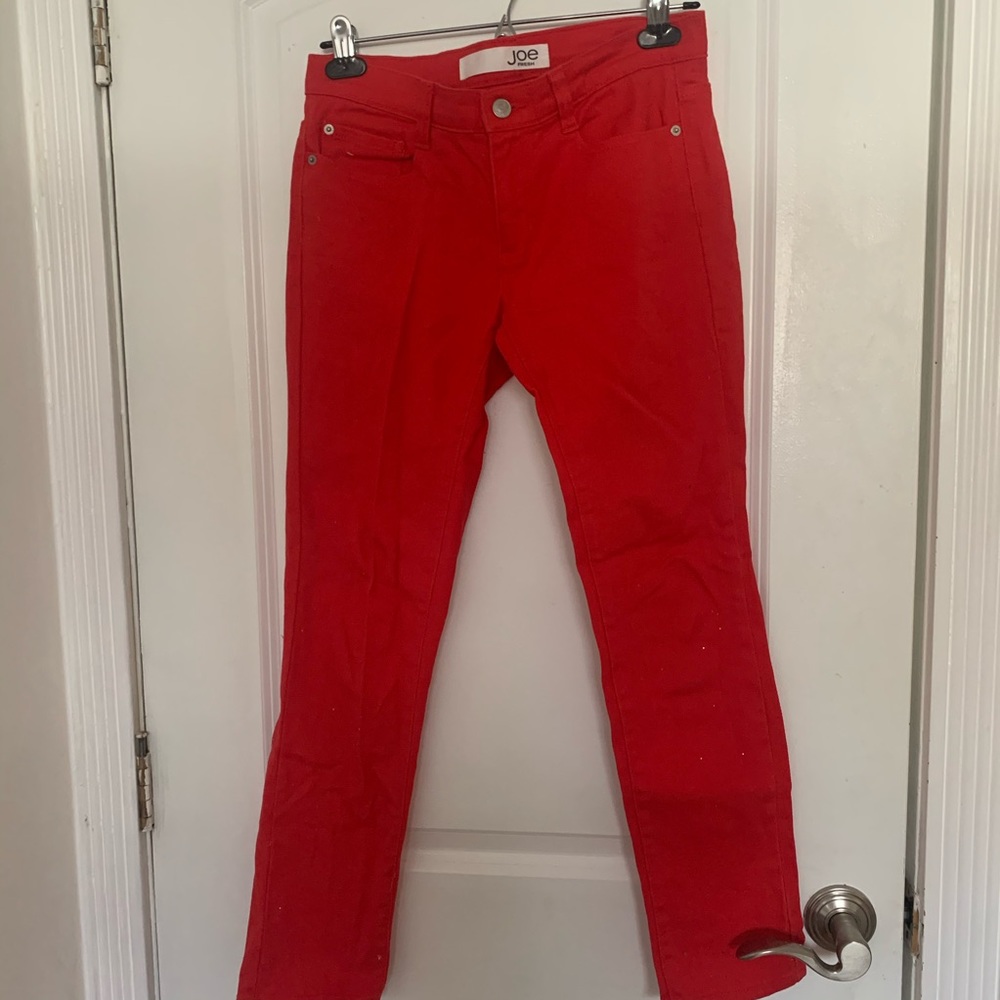Red Skinny Jeans